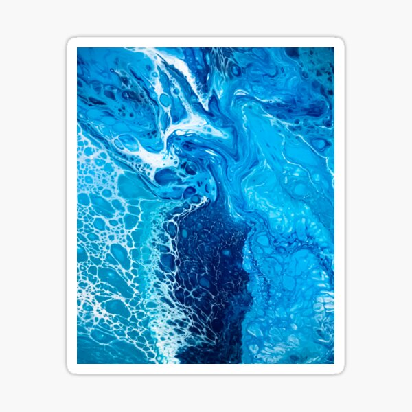 Fluid art Sticker