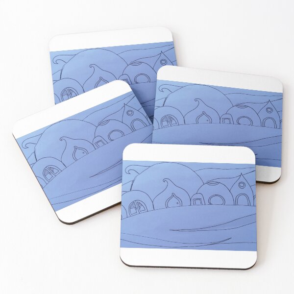 Item preview, Fantasy Seaside Village  designed and sold by rockabilby.