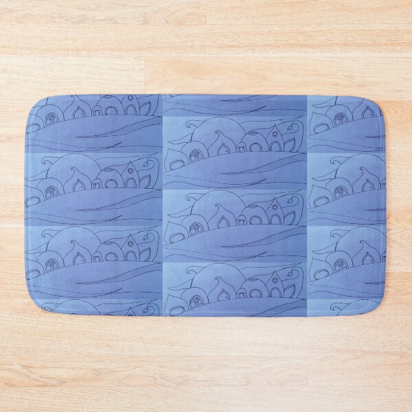 Item preview, Fantasy Seaside Village  designed and sold by rockabilby.