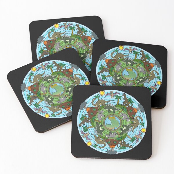 Item preview, Dinosaur Themed Mandala designed and sold by gorff.
