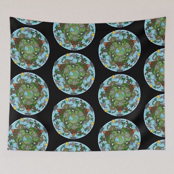 Item preview, Dinosaur Themed Mandala designed and sold by gorff.