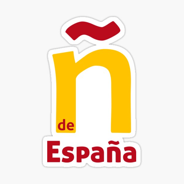 Ñ de España Pegatina