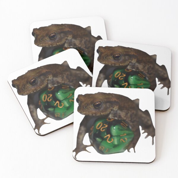 Item preview, Toad with twenty sided die #3 designed and sold by Furiarossa.