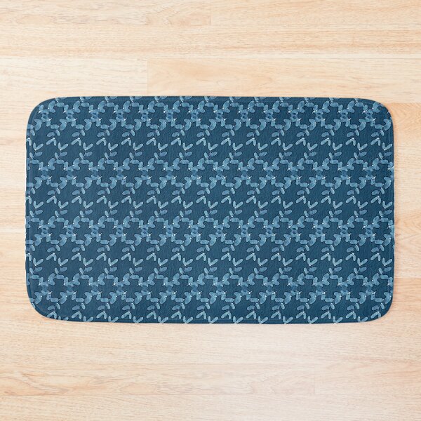 Item preview, Watercolour Botanical Pattern in Navy designed and sold by NolkDesign.