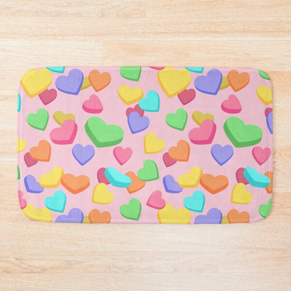 Item preview, Falling Candy Hearts Pastel Pink Valentines Day designed and sold by funnytshirtemp.