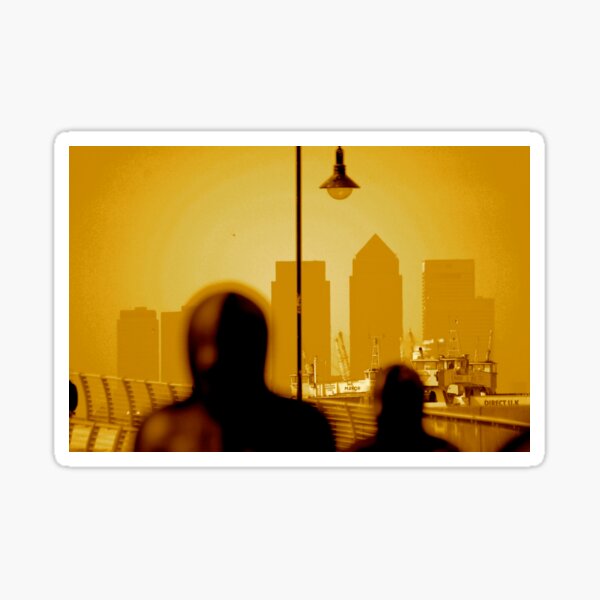 London Docklands The City - Peter Burke Sticker