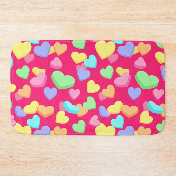 Item preview, Falling Candy Hearts Bright Pink Valentines Day  designed and sold by funnytshirtemp.