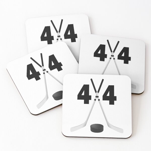 Item preview, Hockey number 44 - forty four with sticks and disc designed and sold by AllShirts21.