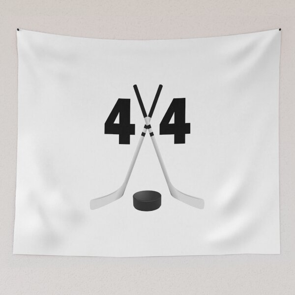 Item preview, Hockey number 44 - forty four with sticks and disc designed and sold by AllShirts21.