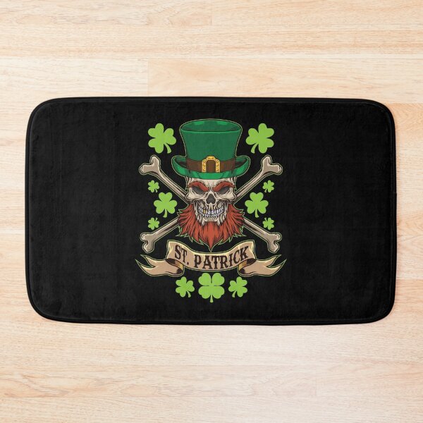 Item preview, Irish Skull - St. Patrick Pirate - Lucky Bones designed and sold by anziehend.