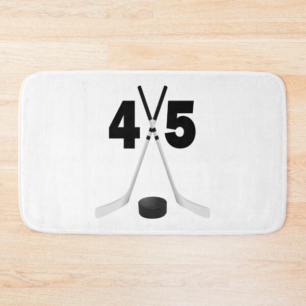 Item preview, Hockey number 45 - forty five with sticks and disc designed and sold by AllShirts21.
