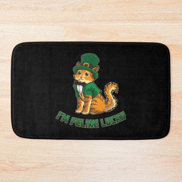 Item preview, Lucky Kitten - I'm Feline Lucky - Irish Cat designed and sold by anziehend.