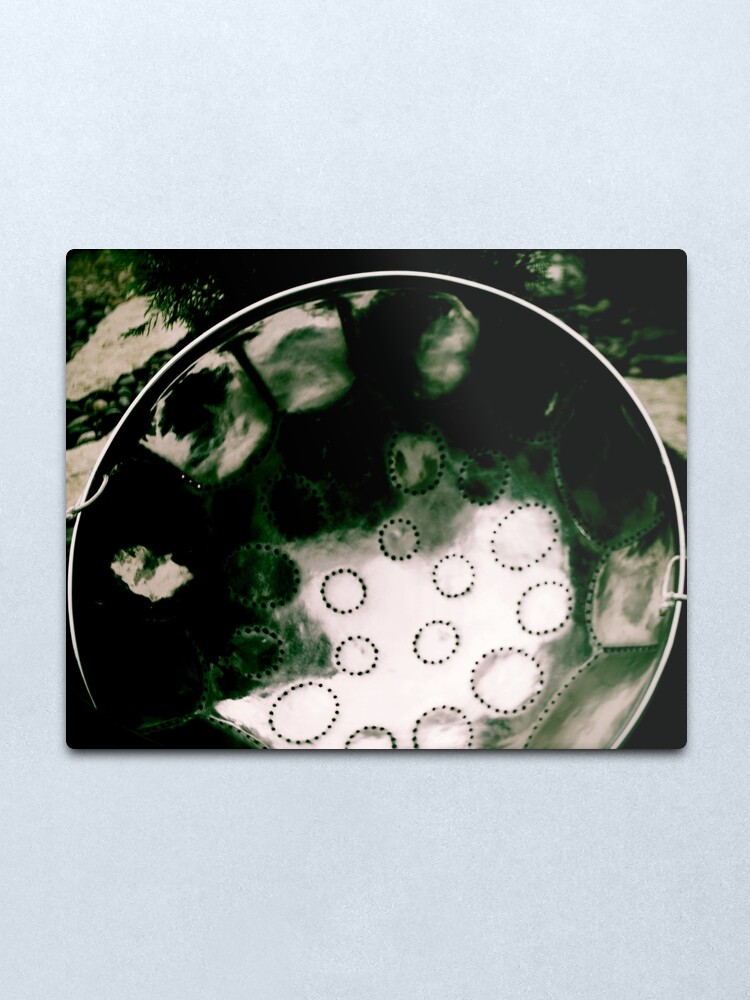 Alternate view of Steel Pan art - Steelasophical Metal Print