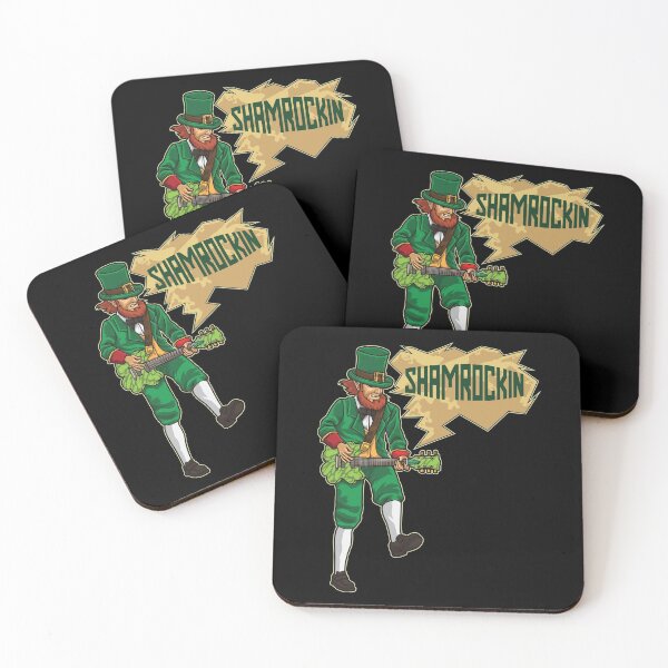 Item preview, E-Guitar Playing Leprechaun - Shamrockin designed and sold by anziehend.