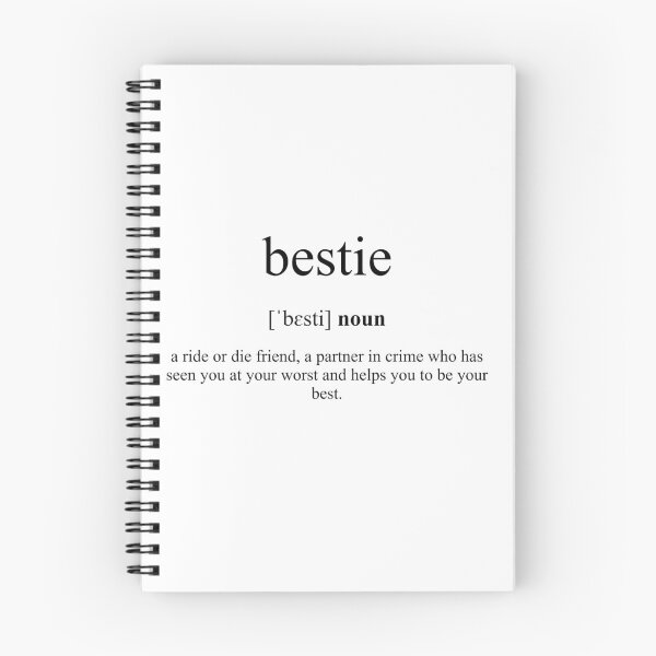 Item preview, Bestie Definition | Dictionary Collection designed and sold by Designschmiede.