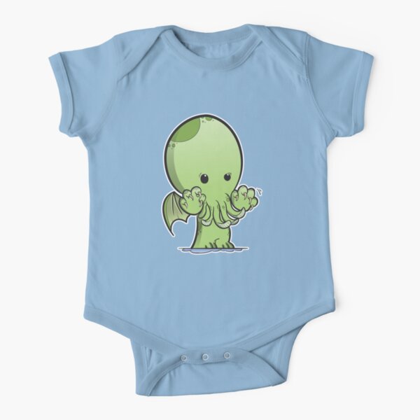 Baby Cthulhu Short Sleeve Baby One-Piece