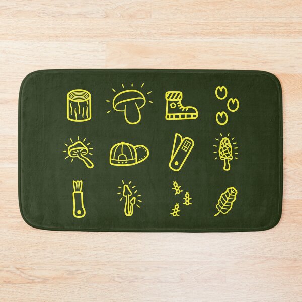 Item preview, Mushroom Hunting Icons Foraging designed and sold by hadicazvysavaca.