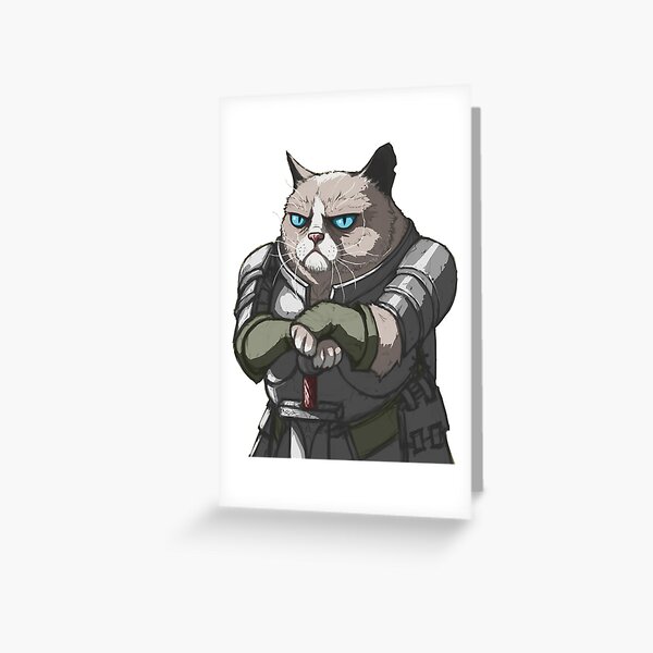 Grumpy cat Greeting Card