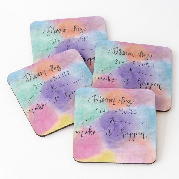 Item preview, Dream Big, Stay Focused & Make it Happen designed and sold by agapedesign.