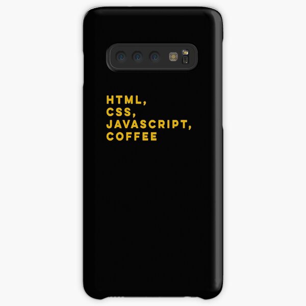 Programmer HTML css javascript coffee Samsung Galaxy Snap Case