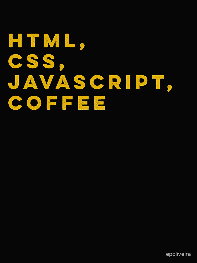 Thumbnail 4 of 4, Boxy T-Shirt, Programmer HTML css javascript coffee designed and sold by cluelesspaula.