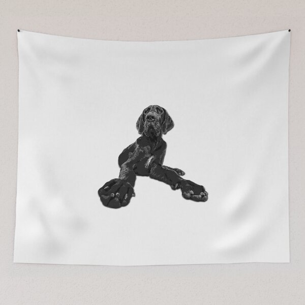 Item preview, Great Dane Puppy Dog designed and sold by ElegantCat.