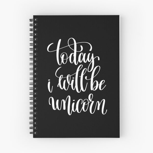 Item preview, Today I Will Be Unicorn Inspirational Quotes designed and sold by ProjectX23.