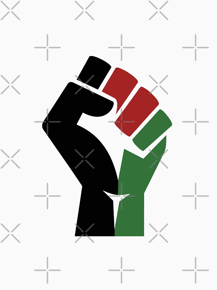 Download "Black power fist - black history " T-shirt by SaraDarwish ...