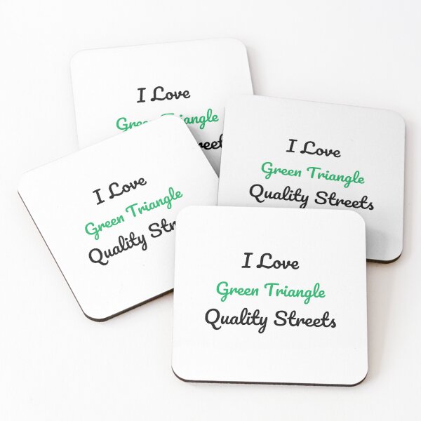 Item preview, I Love Green Triangle Quality Streets designed and sold by sebastiandoe5.