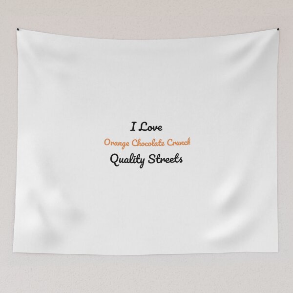 Item preview, I Love Orange Chocolate Crunch Quality Streets designed and sold by sebastiandoe5.