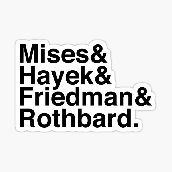 Artikel-Vorschau von Mises & Hayek & Friedman & Rothbard - Ökonomen, designt und verkauft von PPriess.