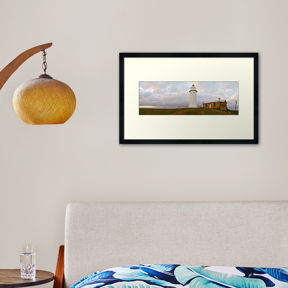Point Malcom Lighthouse, Lake Alexandrina, South Australia Framed Art Print