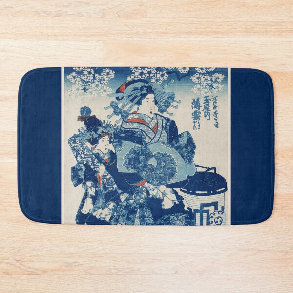 Item preview, Vintage Retro 1700's Wealthly Courtesan Woman Japanese Art designed and sold by knightsydesign.