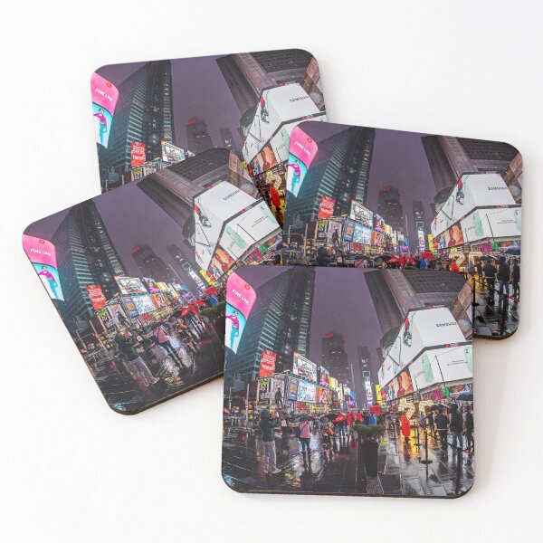 Item preview, Rainy night in Times Square New York City designed and sold by WayneOxfordPh.