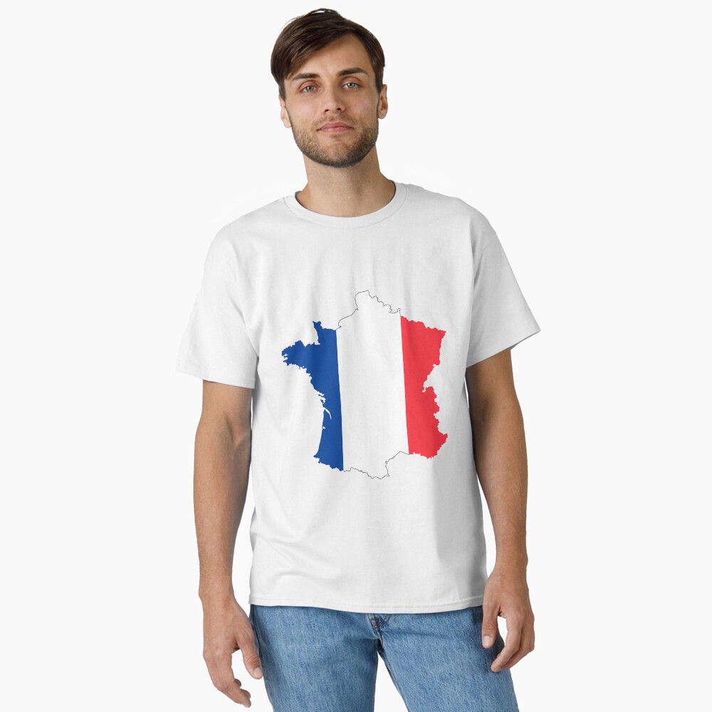 France "Hexagone" T-Shirt Sticker