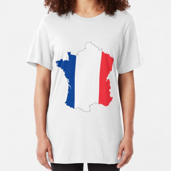 France "Hexagone" T-Shirt Slim Fit T-Shirt