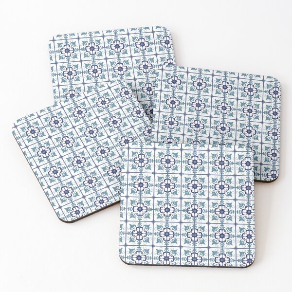 Dark Blue Ceramic Coasters - Kitchen Decor – Ceramic-Gifts