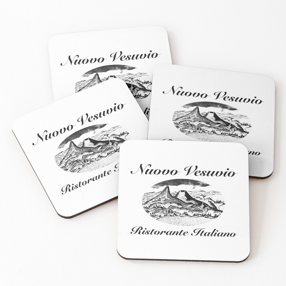 Nuovo Vesuvio (Artie Bucco, Sopranos) Coasters (Set of 4)
