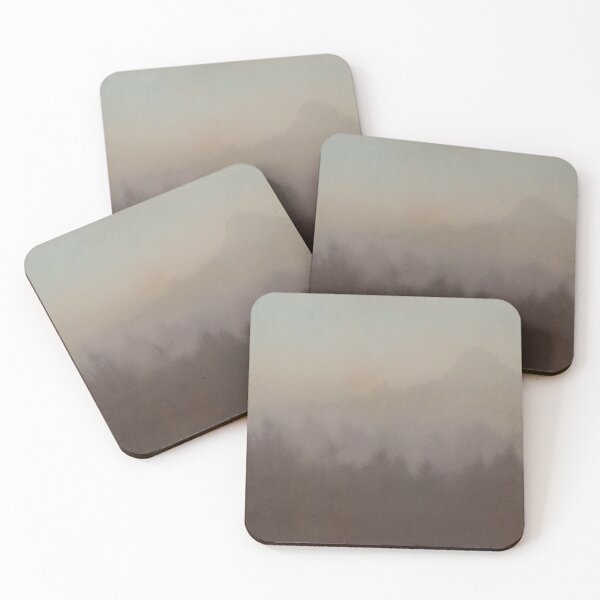 Item preview, Into The Mist Nature Art Mountain Landscape designed and sold by art64.