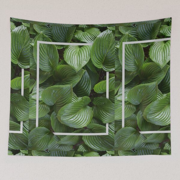 Item preview, Floral tropical pattern with white frame. designed and sold by MrazTees.