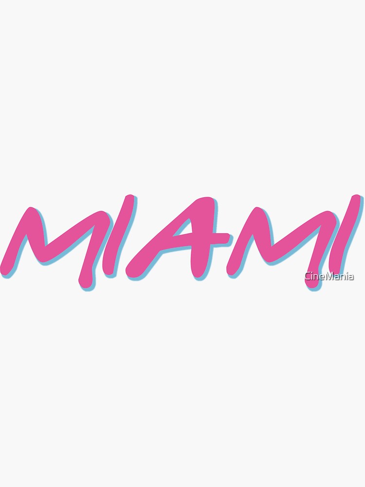 Miami Heat Vice' Sticker