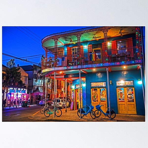 Item preview, Frenchman Street Balcony New Orleans LA designed and sold by WayneOxfordPh.