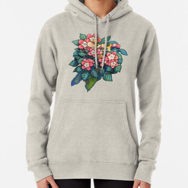 Forest Gathering, Mice and wish. Pullover Hoodie
