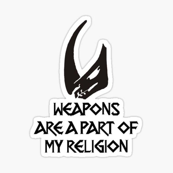 Din-Djarin-Siegelwaffen sind ein Teil meiner Religion. Sticker