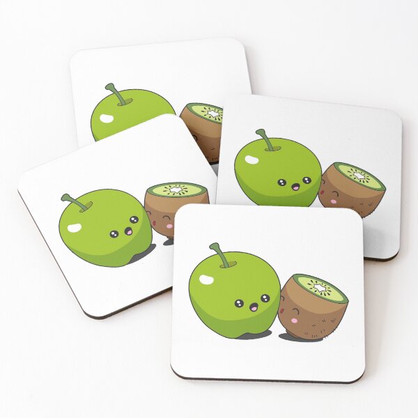Item preview, Kawaii kiwi apple designed and sold by t335.