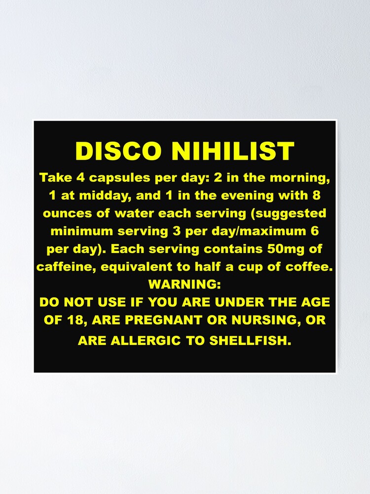 "Trimspa, baby!" Poster for Sale by DiscoNihilist Redbubble