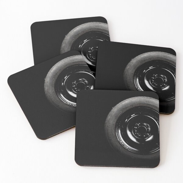 Item preview, Close up view of car tyre isolated on a black background designed and sold by Ben Gingell.