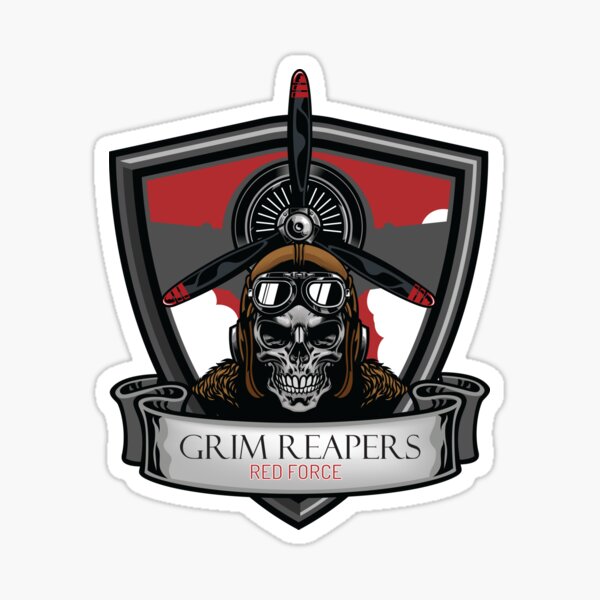 Grim Reapers Redfor! Sticker
