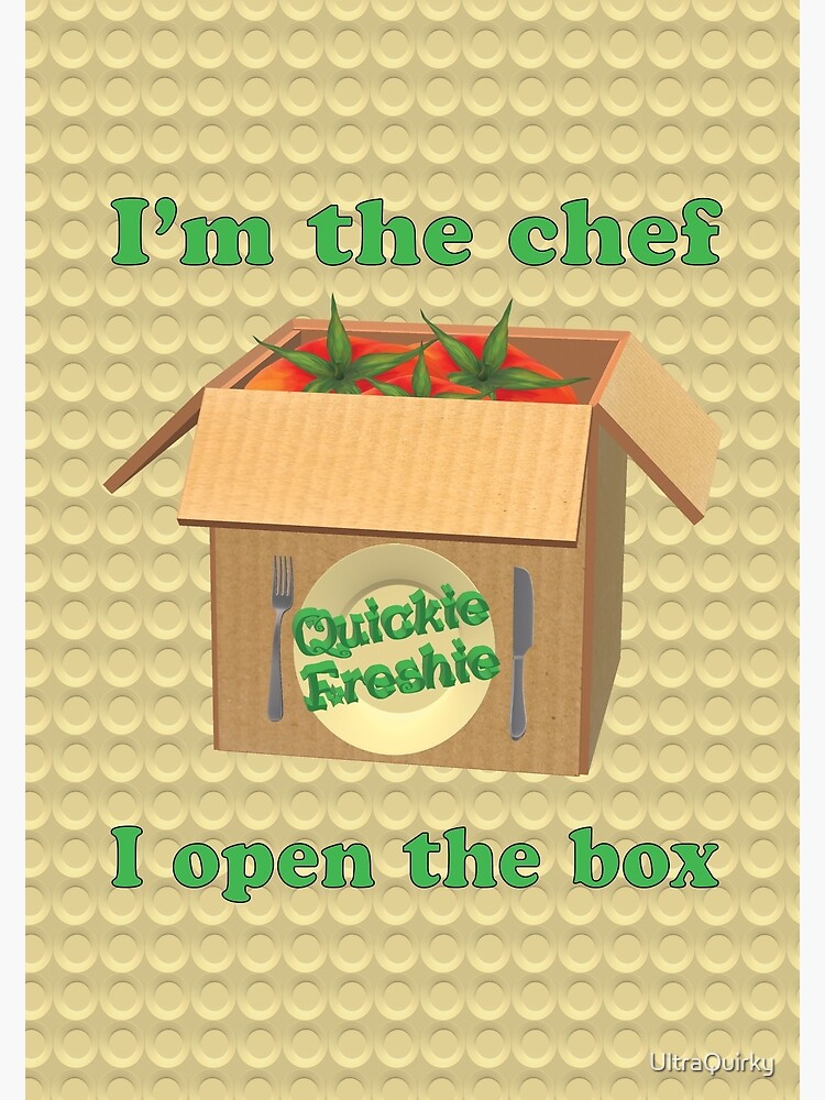 Boxed Meals. Cooking in the 21st Century. by UltraQuirky