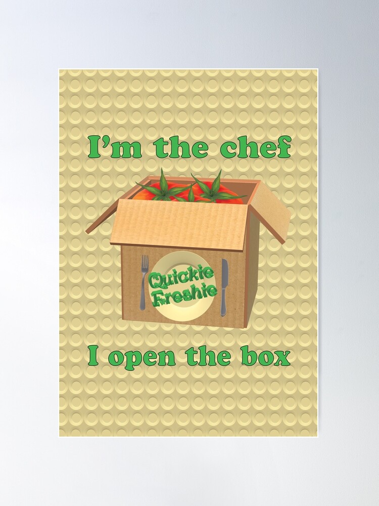 Alternate view of Boxed Meals. Cooking in the 21st Century. Poster
